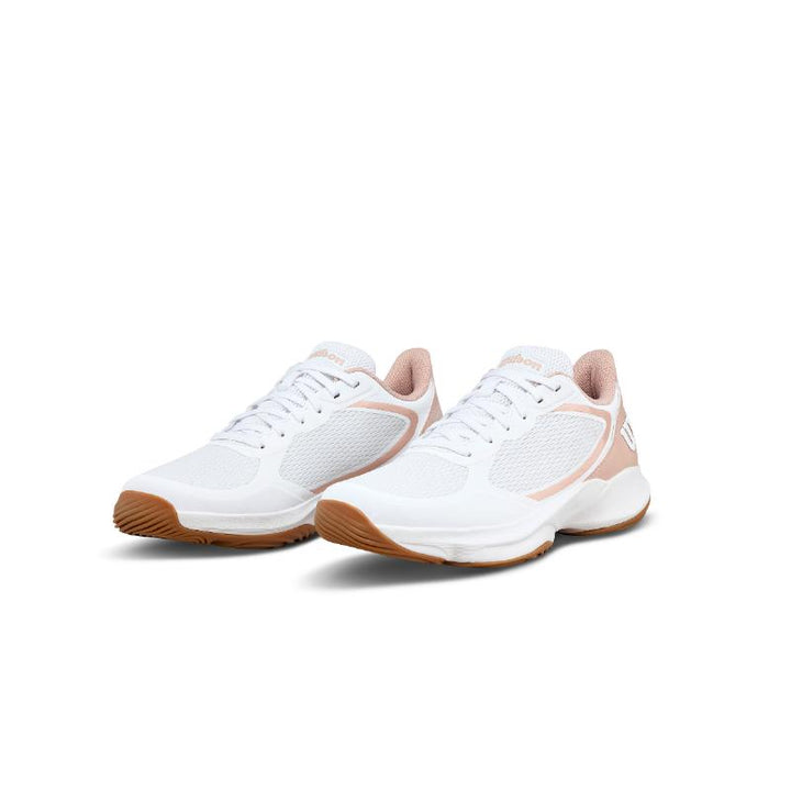 Zapatillas de Padel Wilson Hurakn Lite Blanco Rosa Mujer