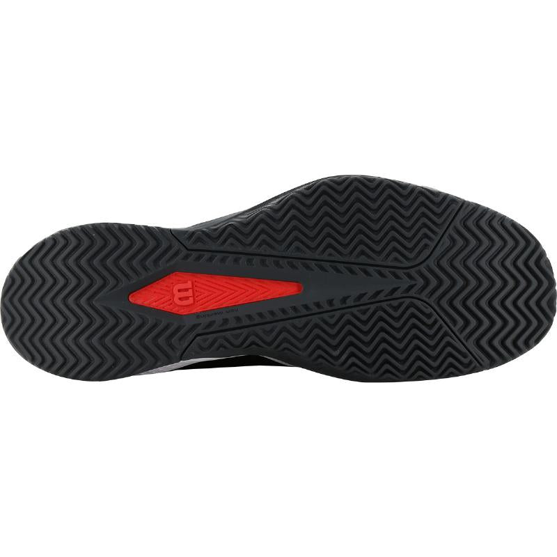 Zapatillas de Padel Wilson Rush Pro Lite Negro Rojo Blanco