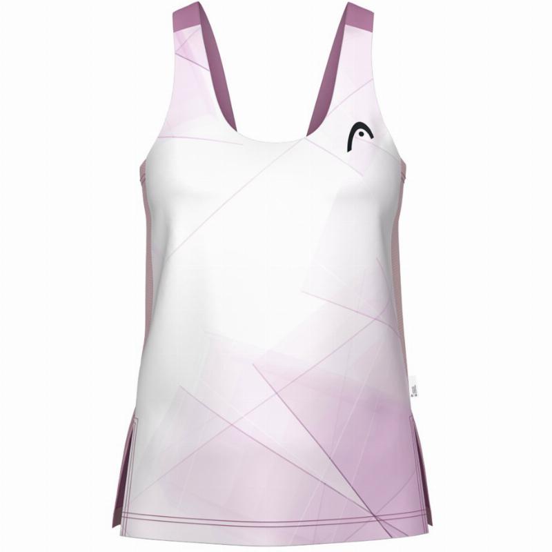 Camiseta Head Spirit Lila Claro Print Mujer