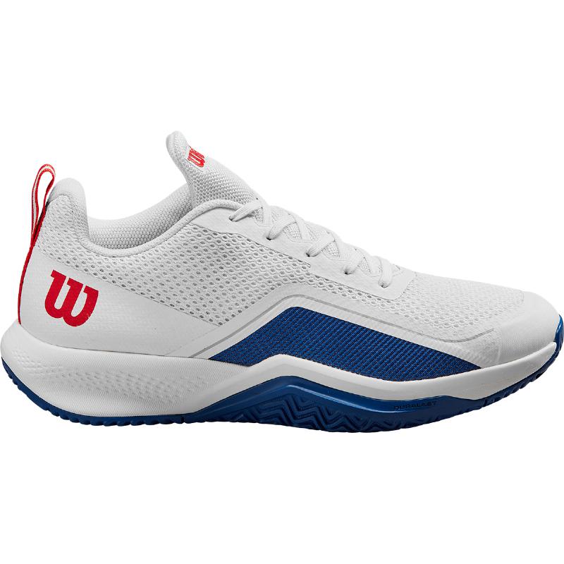 Zapatillas de Padel Wilson Rush Pro Lite Blanco Azul Rojo