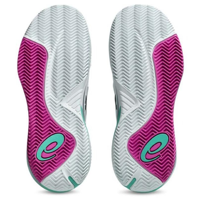 Zapatillas de Padel Asics Gel Resolution X Clay Blanco Verde Aurora