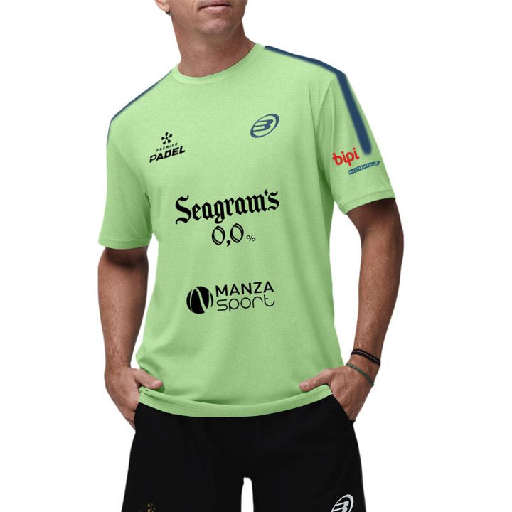 Camiseta Bullpadel Paquito Montse Verde Acido Vigore