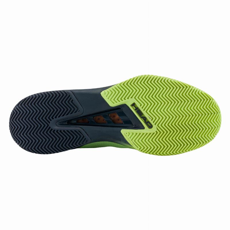Zapatillas de Padel Head Sprint Pro 4.0 Clay Lima Azul Marino
