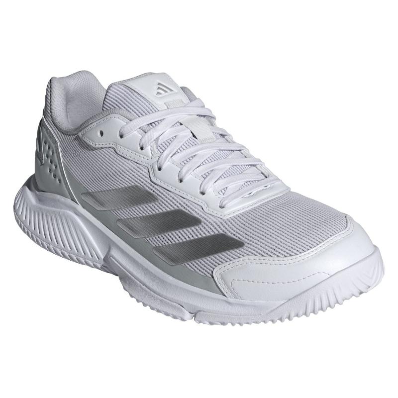 Zapatillas de Padel Adidas Courtquick Padel Blanco Gris Mujer