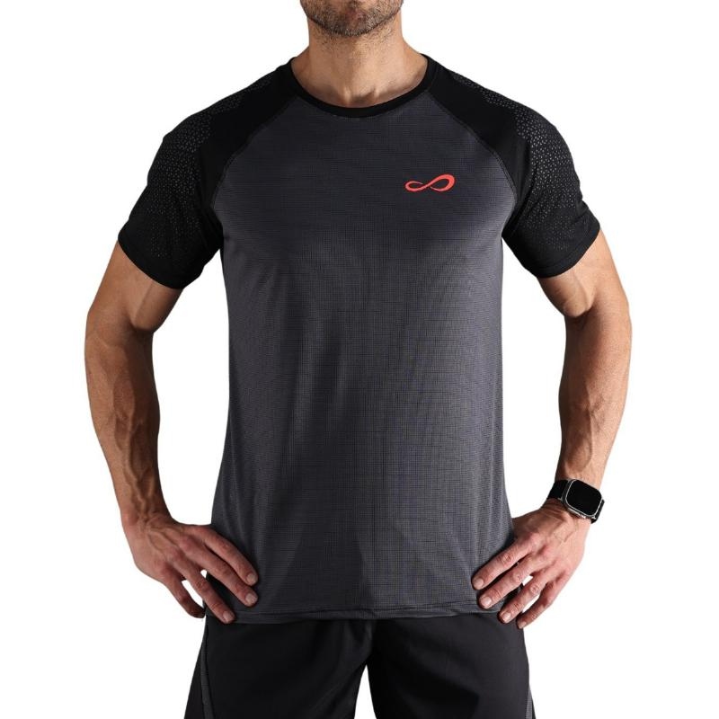 Camiseta Endless Feisty Hexagon Titanium Negro