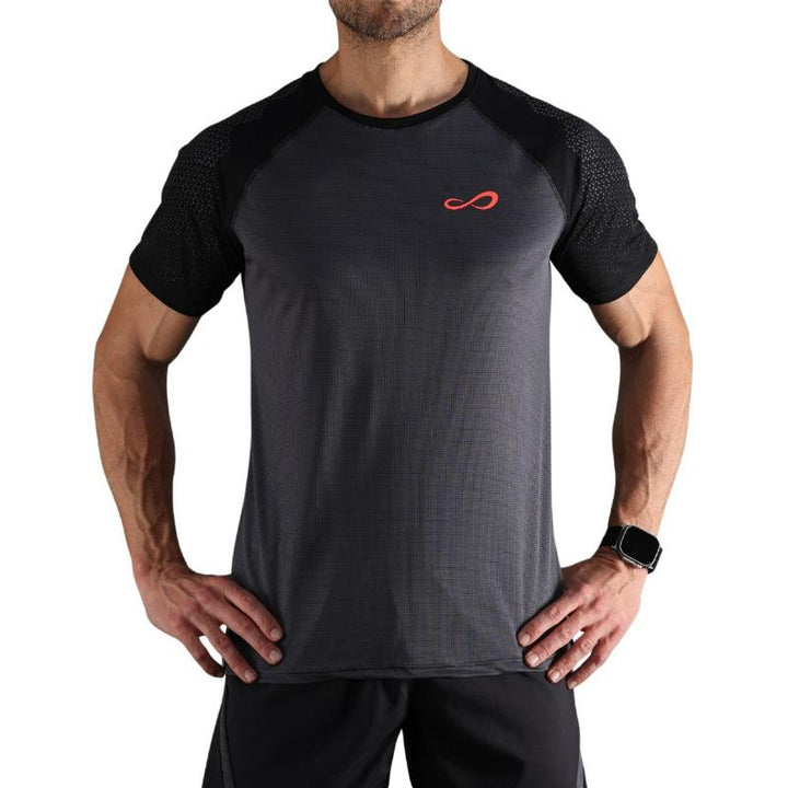 Camiseta Endless Feisty Hexagon Titanium Negro