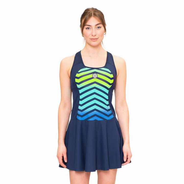 Vestido Bidi Badu Grafic Illumination Azul Oscuro Mix