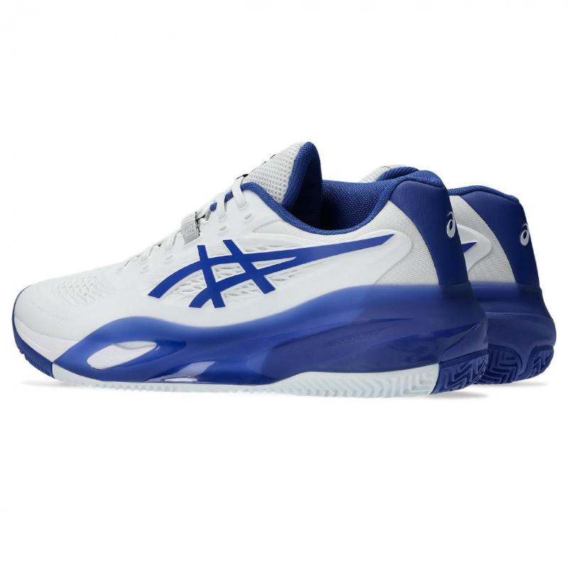 Zapatillas de Padel Asics Gel Resolution X Clay Blanco Azul Cobalto