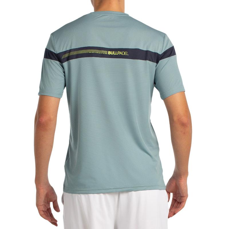 Camiseta Bullpadel Lyn Verde Azulado