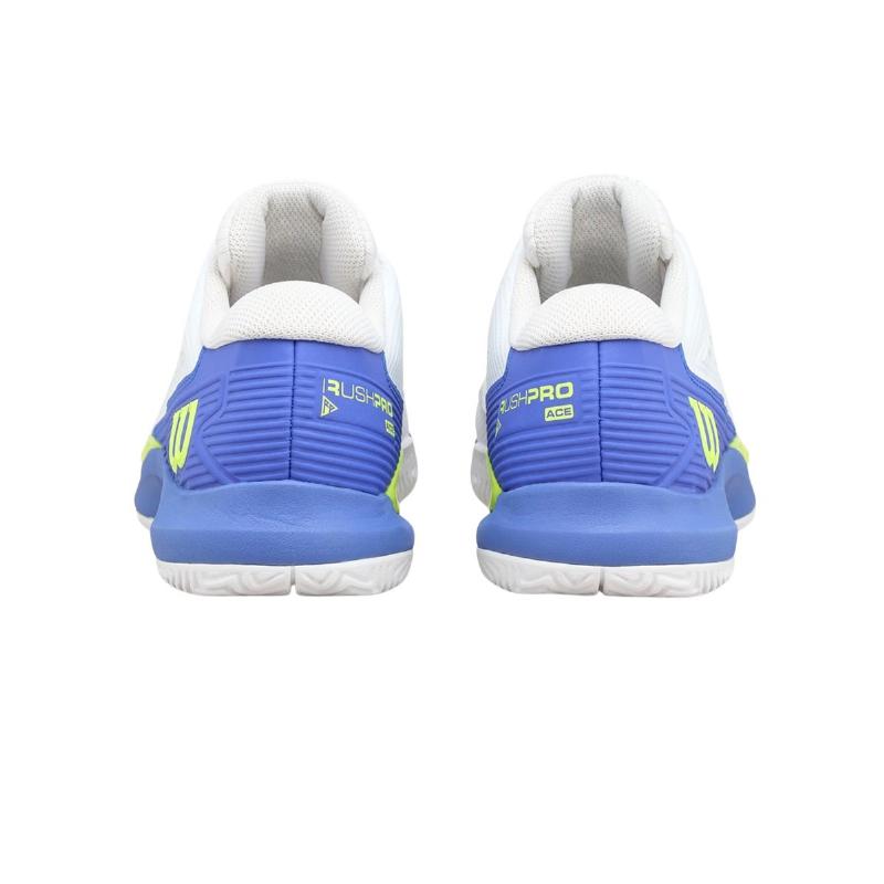 Zapatillas de Padel Wilson Rush Pro Ace Blanco Azul Amparo