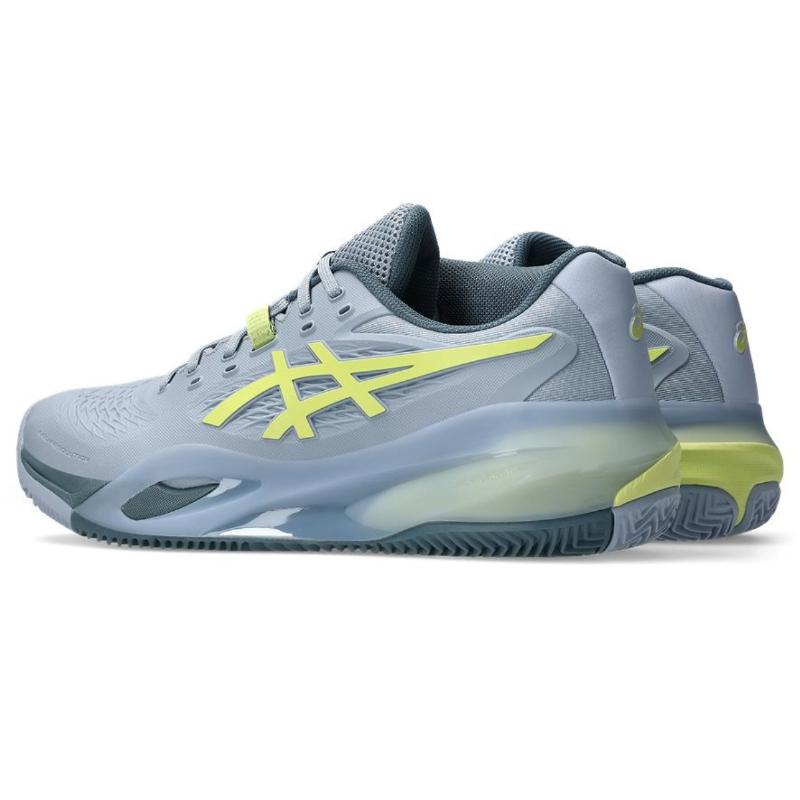 Zapatillas de Padel Asics Gel Resolution X Clay Gris Verde Pistacho