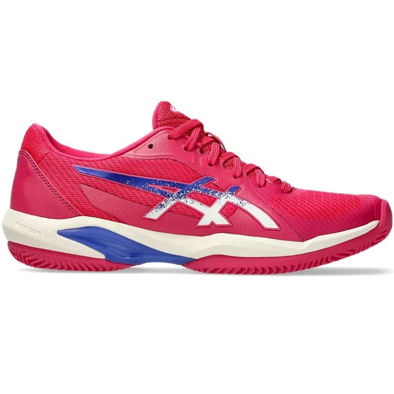 Zapatillas de Pádel de Pádel Asics Solution Swift FF 2 Clay Rosa Azul Cobalto Mujer