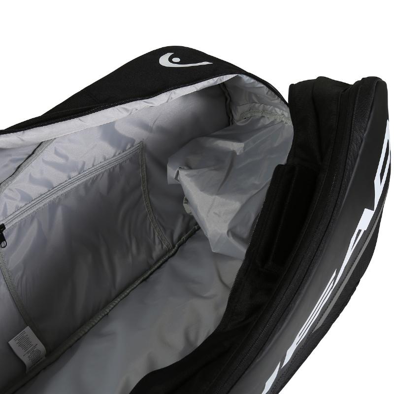 Raquetero Head Tour L Negro Blanco