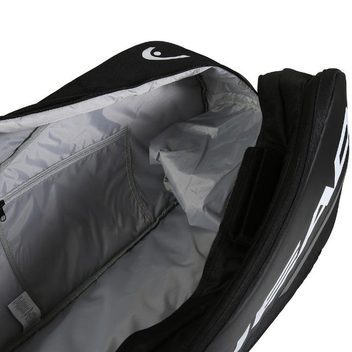 Raquetero Head Tour L Negro Blanco