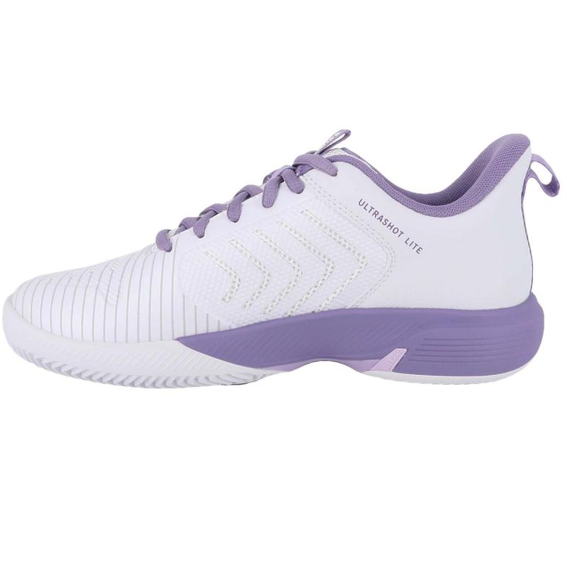Zapatillas de Pádel de Pádel Kswiss Ultrashot Light Clay Blanco Lavanda Mujer