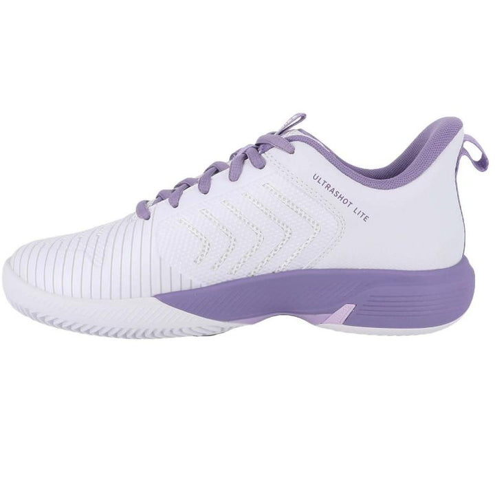 Zapatillas de Pádel de Pádel Kswiss Ultrashot Light Clay Blanco Lavanda Mujer