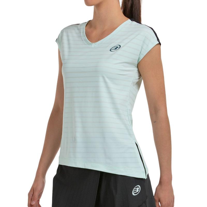 Camiseta Bullpadel Adoros Verde Agua Bicolor