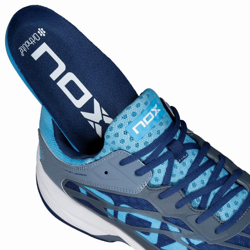 Zapatillas de Padel Nox AT10 Lux Piedra Azul Bonnie