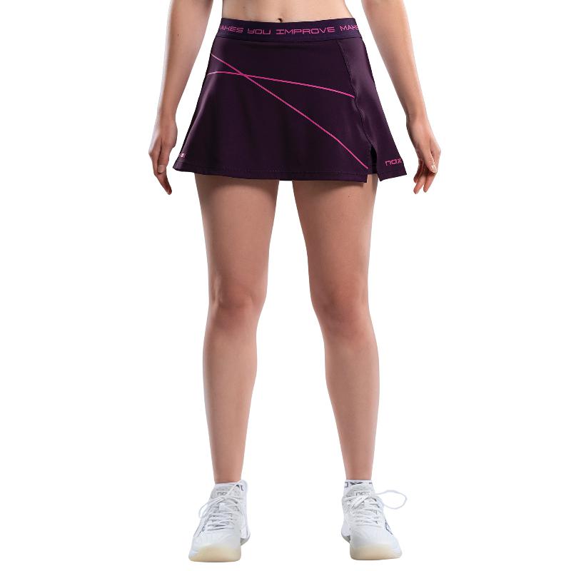 Falda Nox Pro Morado Oscuro