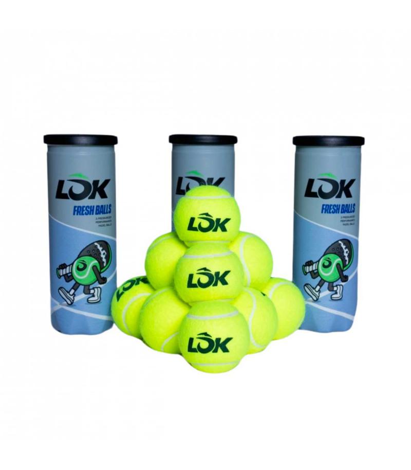 Pack de 3 Botes de Pelotas Lok Fresh