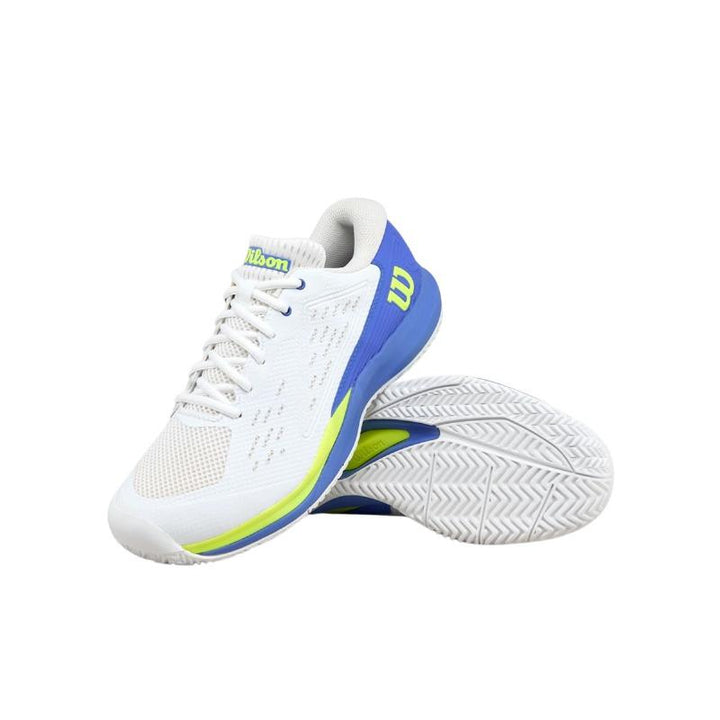 Zapatillas de Padel Wilson Rush Pro Ace Blanco Azul Amparo
