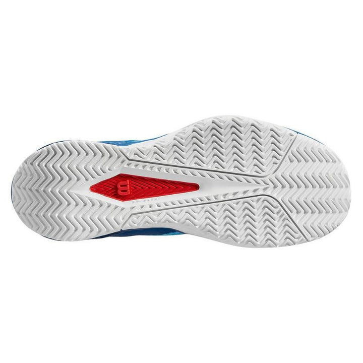 Zapatillas de Padel Wilson Rush Pro Lite Azul Royal Cielo Blanco Mujer