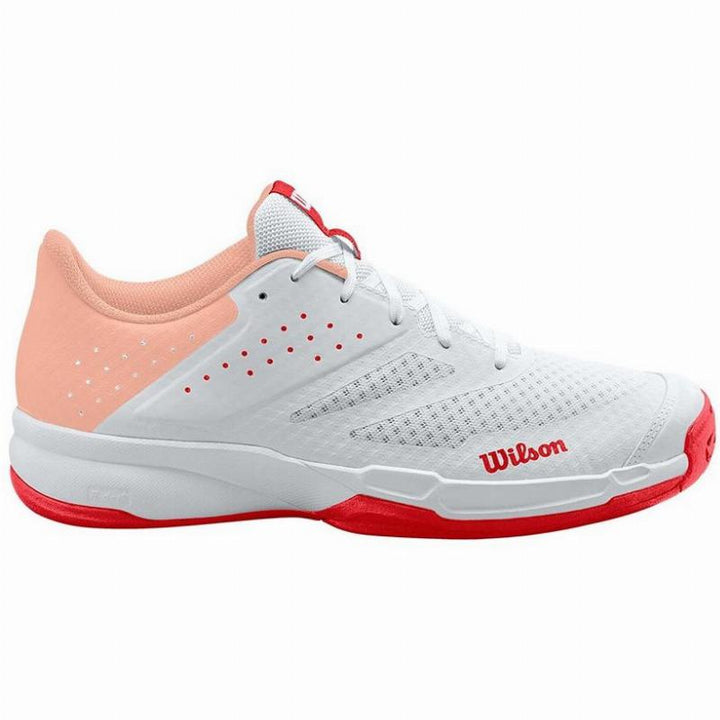 Zapatillas de Pádel de Pádel Wilson Kaos Stroke 2.0 Blanco Coral Mujer