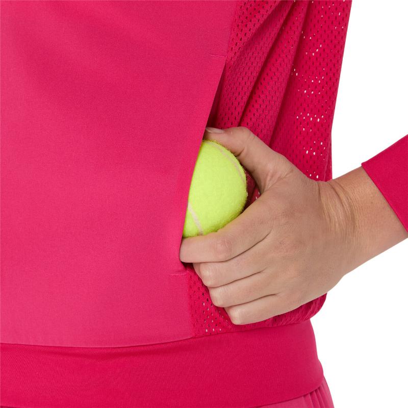 Chaqueta Asics Match Rosa Brillante Mujer