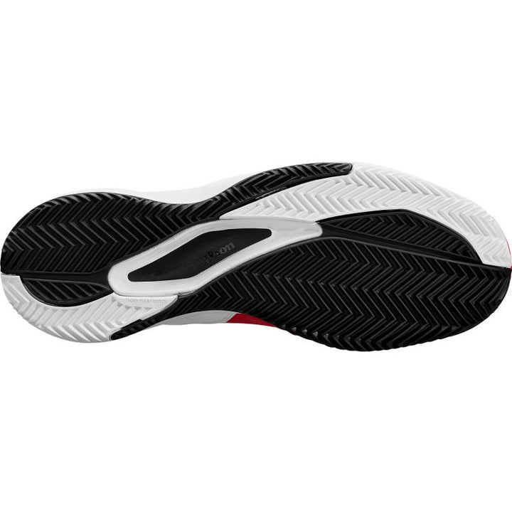 Zapatillas de Padel Wilson Rush Pro Ace Clay Rojo Blanco Negro
