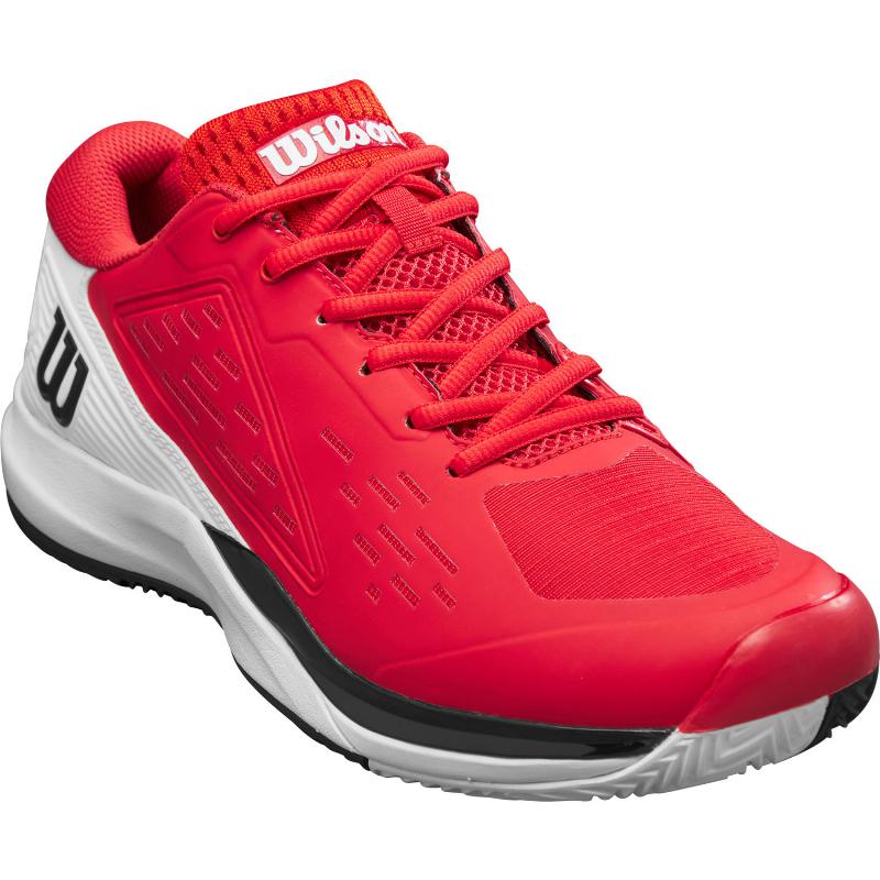 Zapatillas de Padel Wilson Rush Pro Ace Clay Rojo Blanco Negro