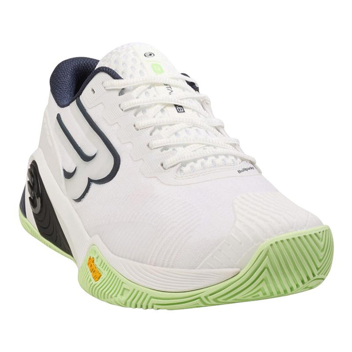 Zapatillas de Padel Bullpadel Hack Vibram 26V Blanco