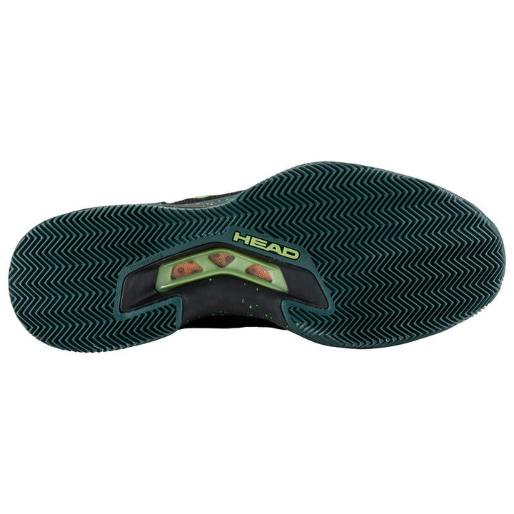 Zapatillas de Pádel de Pádel Head Sprint Pro 3.5 SF Clay Negro Verde Bosque