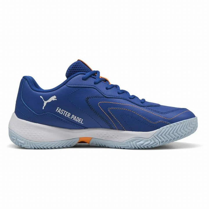 Zapatillas de Padel Puma Nova Smash Azul Naranja