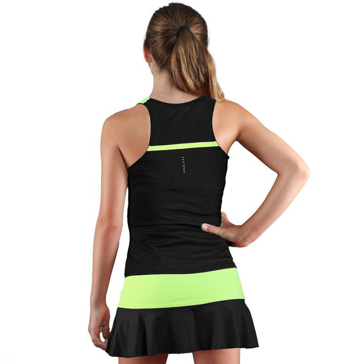 Camiseta Endless Lace Negro Verde Junior