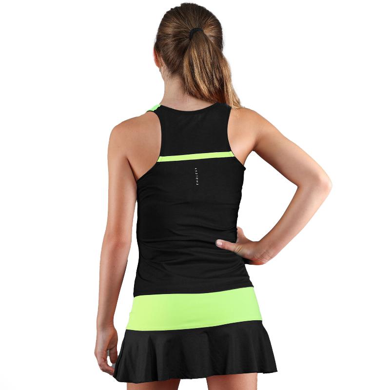 Falda Endless Lace Negro Verde Junior