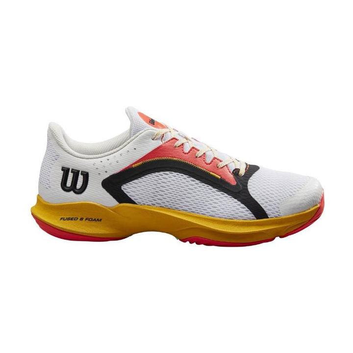 Zapatillas de Pádel de Pádel Wilson Hurakn 2.0 Blanco Oro Coral