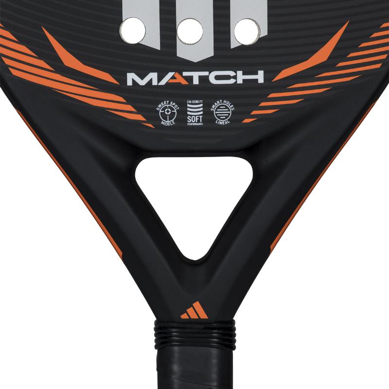 Pala Adidas Match Negro Naranja 3.5 2026