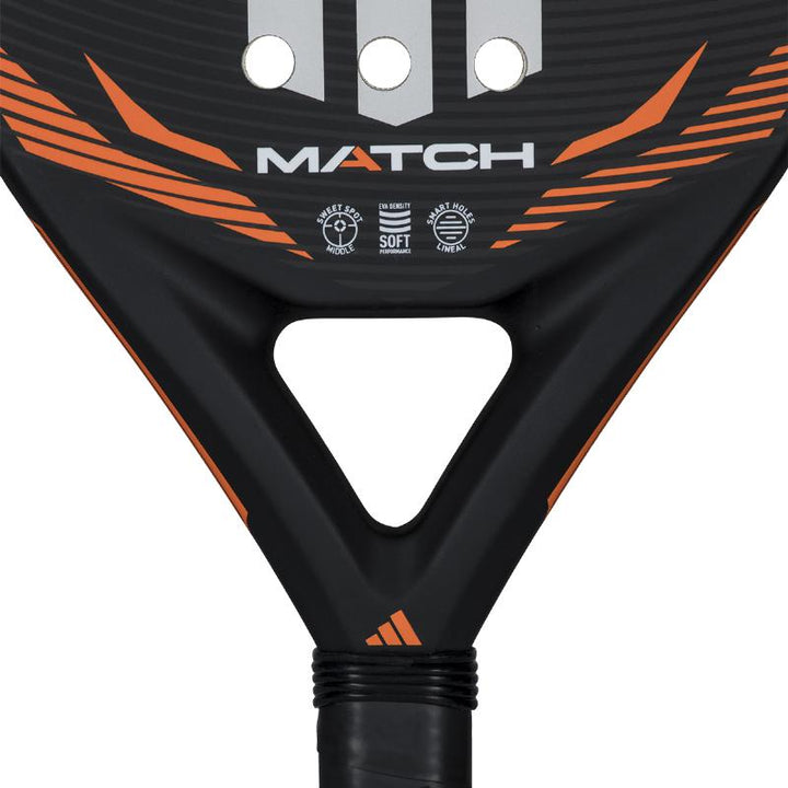 Pala Adidas Match Negro Naranja 3.5 2026