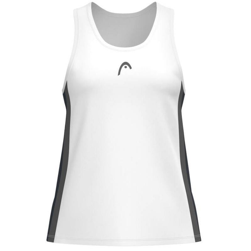 Camiseta Head Club 25 Tech Azul Marino Blanco Mujer