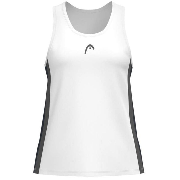 Camiseta Head Club 25 Tech Azul Marino Blanco Mujer