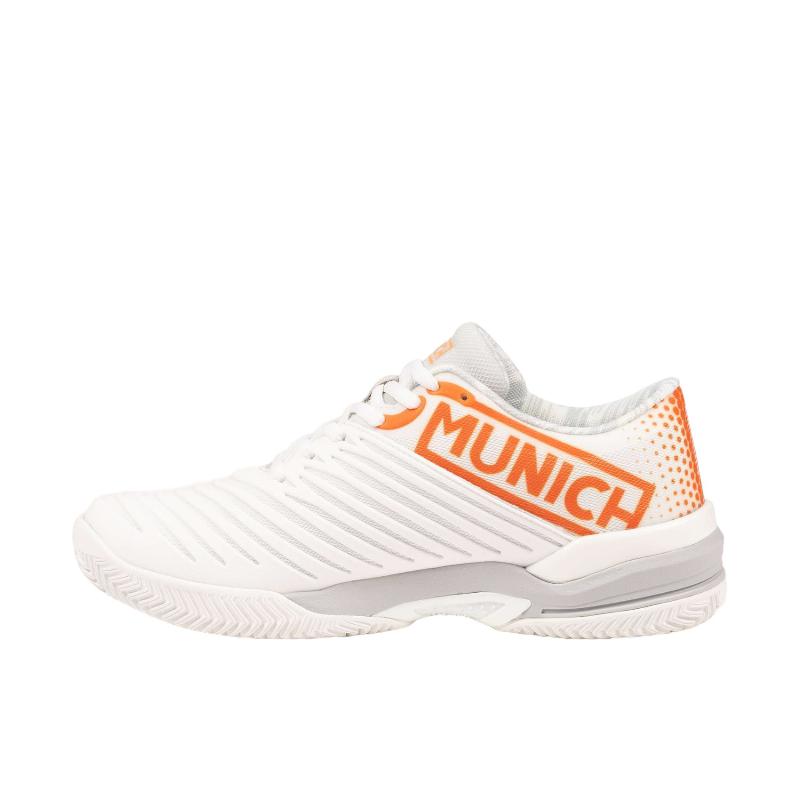 Zapatillas de Padel Munich Padx 60 Blanco Naranja
