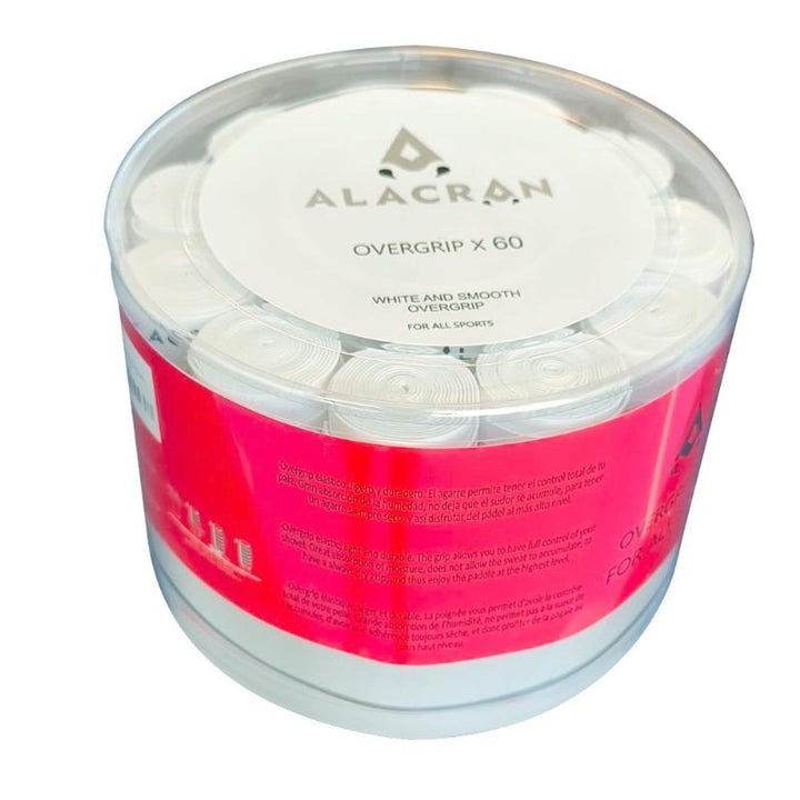 Tambor Alacran 60 Overgrips Lisos Blanco