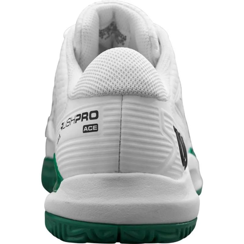 Zapatillas de Padel Wilson Rush Pro Ace Blanco Verde Junior