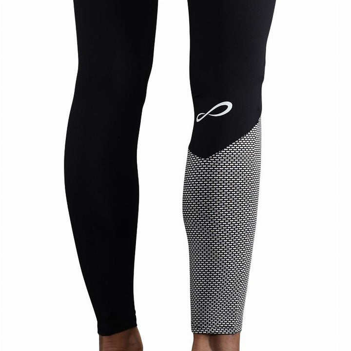 Mallas Endless Vanity Pocket Negro Blanco