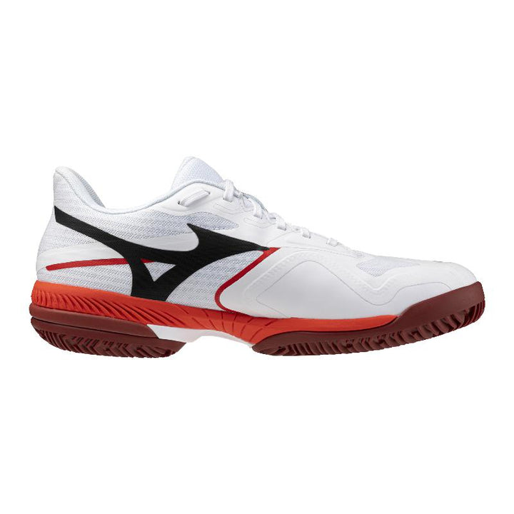 Zapatillas de Padel Mizuno Wave Exceed Court Clay Blanco Rojo