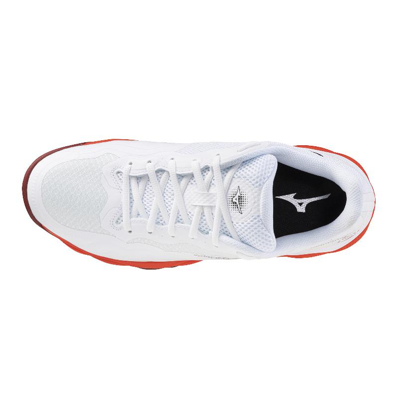 Zapatillas de Padel Mizuno Wave Enforce Court Clay Blanco Rojo