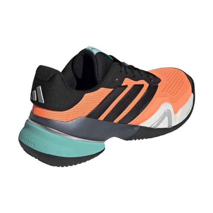 Zapatillas de Padel Adidas Barricade 14 Naranja Negro Aqua