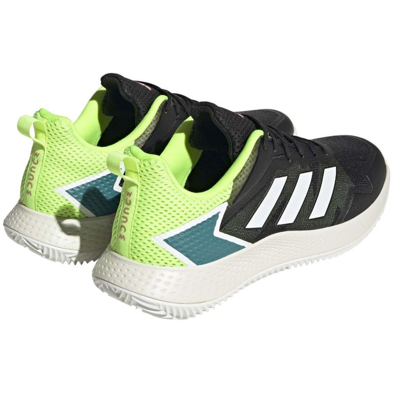 Zapatillas de Pádel de Pádel Adidas Defiant Speed Negro Blanco Fluor