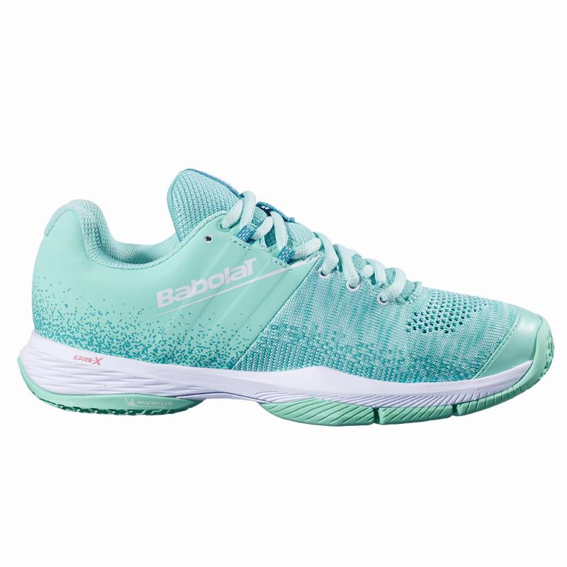 Zapatillas de Padel Babolat Sensa Verde Pastel Mujer