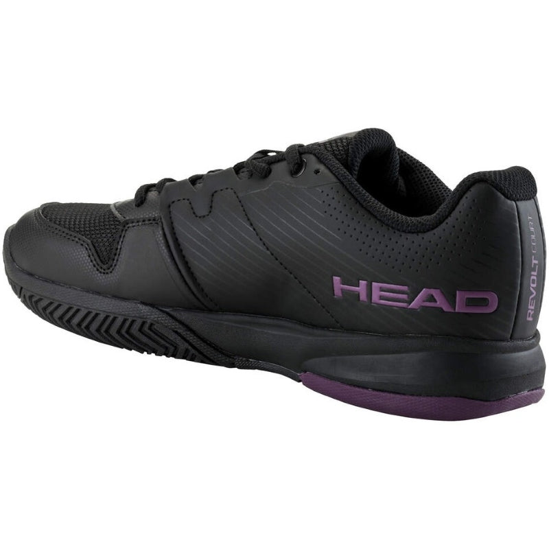 Zapatillas de Padel Head Revolt Court Negro Morado Mujer
